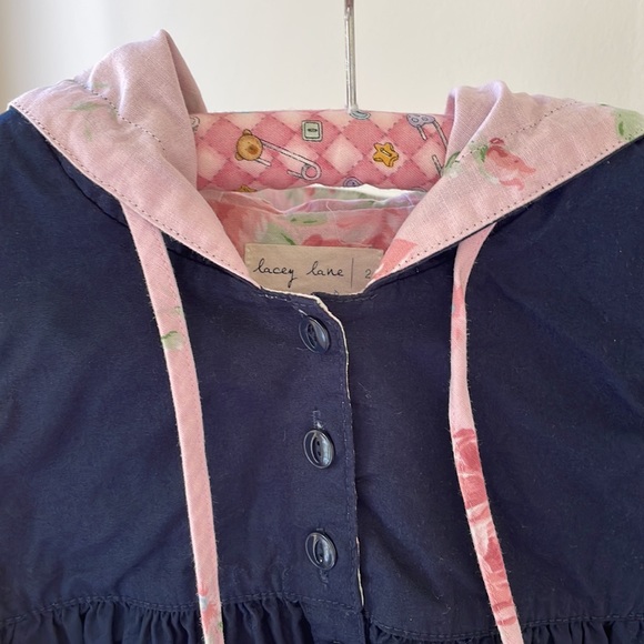 LACEY LANE girls bunny hooded dress - Picture 6 of 16